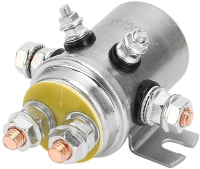 600A Elektrische Lier Relay - Waterdichte Starter Relay DC 12V voor ATV en Towing Accessoires, Geschikt voor Industriële Voertuigen en Offroad Gebruik
