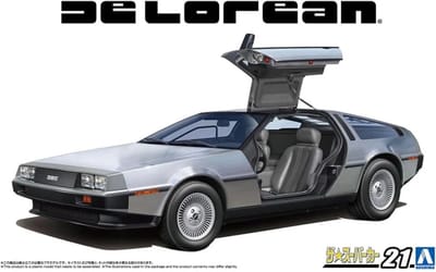 Aoshima Modelbouwpakket Militaire voertuigen - 06435 The Super Car '82 DeLorean DMC-12 - Auto Plastic - 1:24 - Modelbouw