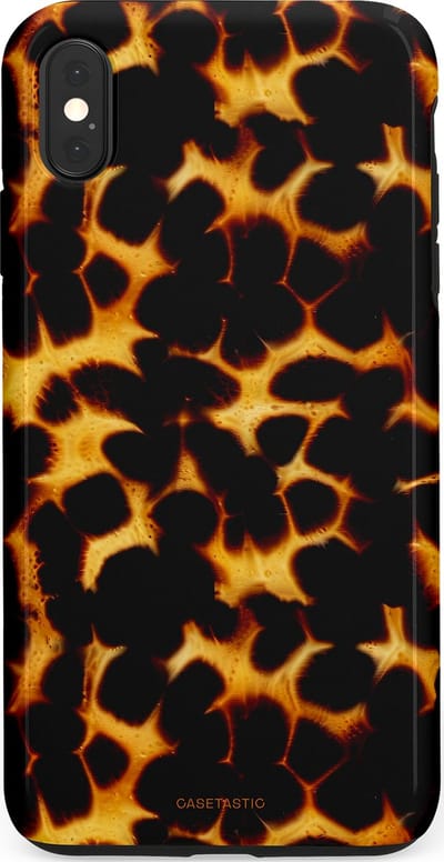 Casetastic Hoesje Geschikt voor Apple iPhone Xs Max - Stijlvolle Beschermende Duo-layer Case - Gevaarlijkspoor