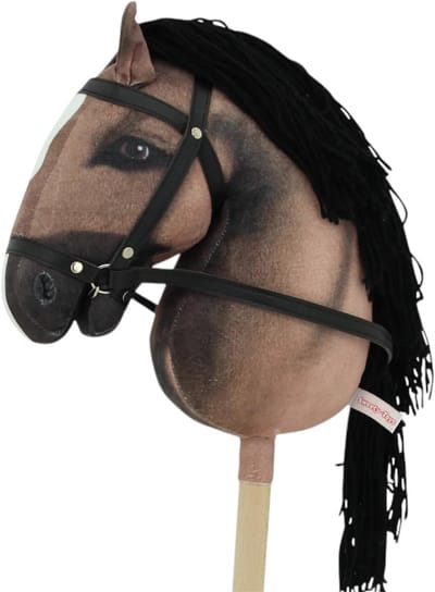 Stokpaard - Hobbyhorse paard - Hobbyhorsing toernooien - Voldoet aan normen - 80 cm lang