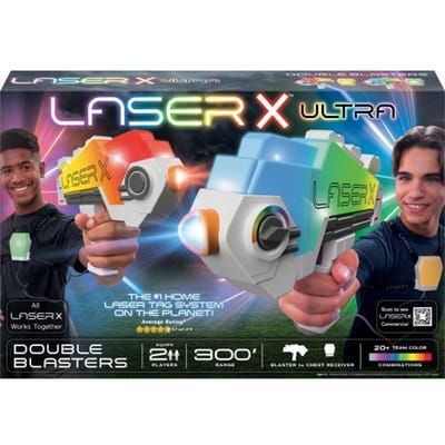 Laser X Ultra Double Blasters lasergunset 2 speler Laser Shooting