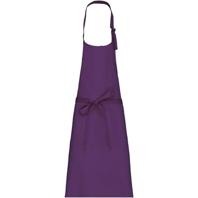 Schort/Tuniek/Werkblouse Unisex One Size Kariban Purple 35% Katoen, 65% Polyester