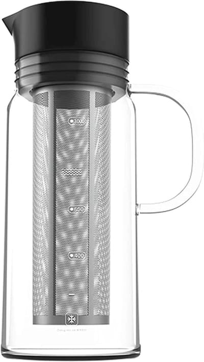 Sifonkoffiezetapparaat - Ijskoffie Maker Thee - Koffie en Thee - Luchtdicht Deksel - 1200 Milliliter - Multi
