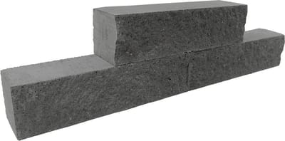 Rockstone Walling antraciet 60 x 15 x 15 cm prijs per stuk Gardenlux