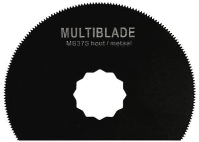 Bimetalen zaagblad 80 mm voor hout, metaal, koper, aluminium en kunststof