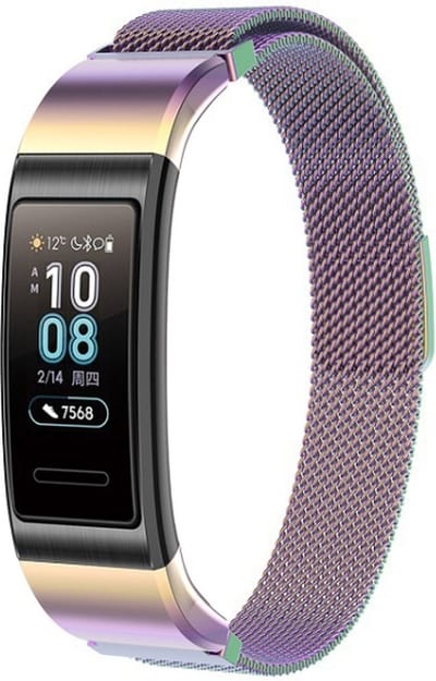 Milanees bandje - geschikt voor Huawei Band 3 Pro / Band 4 Pro - multicolor