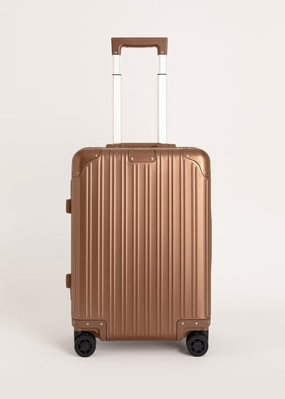 CREATE - Harde aluminium koffer met TSA-slot en multidirectionele wielen - Cabine S - LUGGAGE ALUMINIUM