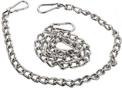 Verstelbare Kettingen - Hang Set - Schommel Ophangen - Duurzaam Rvs - 77 cm Lengte - Zilver