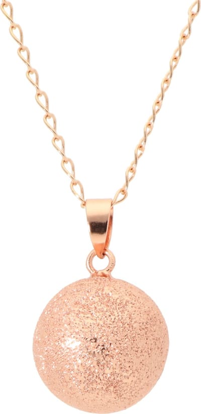 La Rosa Princesa Bola Zwangerschapsketting Brosse Rosé Gold Plated - verguld