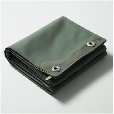 Zwaar Canvas Zeil - Beschermhoes Waterdicht - Buiten Beschermen - Ademend Materiaal - 1.8 x 3.6m - Groen