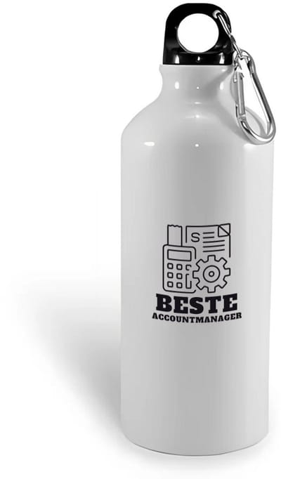 Hacebo® - Beste accountmanager waterfles - Beste accountmanager - collega - welkom - afscheid - water fles - 400ML
