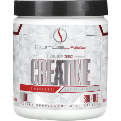 Purus Labs, Série Foundation, Créatine, 10,6 oz (300 grammes)