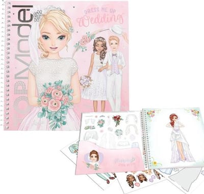 Top Model TOPModel Dress Me Up stickerboek Wedding Educatieve boeken (spelletjes en raadsels)