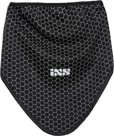 IXS air 365 | accessoire voor motor en scooter | zwart- grijs | hals sjaal | maat S/M
