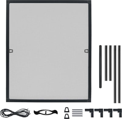 Horren voor Ramen met Aluminium Frame - Insectenwerend en Eenvoudig te Monteren