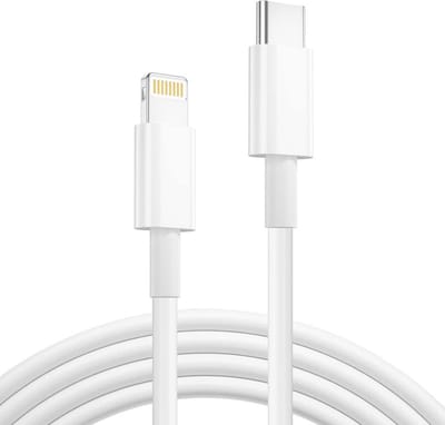8-Pin naar USB-C kabel - 12W Oplader en data kabel - 1 Meter - Oplaadkabel - geschikt voor Lightning - geschikt voor o.a. iPhone en iPad - wit
