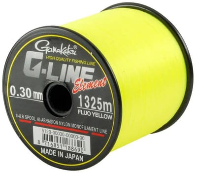 Gamakatsu G-line Element F Monofilament 450 M Geel 0.500 mm