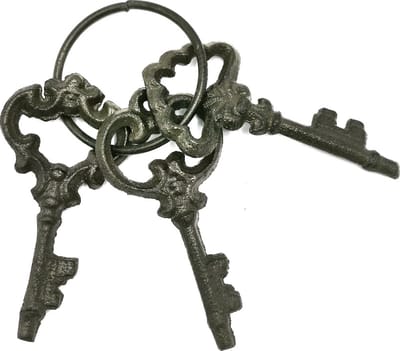 Sleutelbos Classic - Roestbruin - 11,5 x 5,5 cm - Sommerfield
