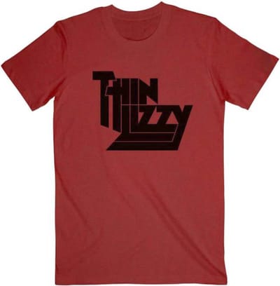 Thin Lizzy - Logo Heren T-shirt - M - Rood
