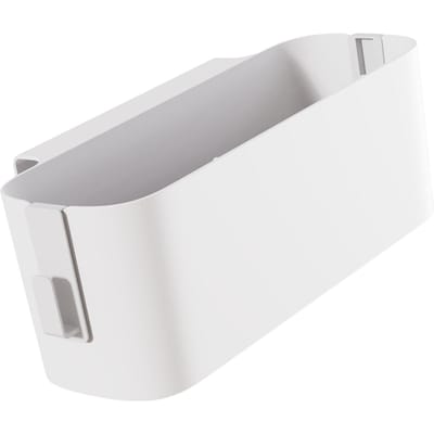 Hangend Opbergrekje voor Bedzijde Organizer Bed Opbergmand met 2 Haken Babybed Planken Houder Slaapzaal Benodigdheden wit