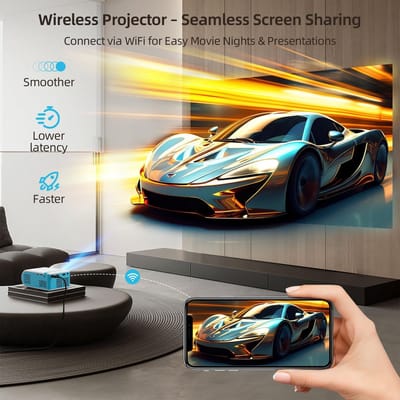 Draagbare Mini Beamer voor Thuisbioscoop en Gaming
