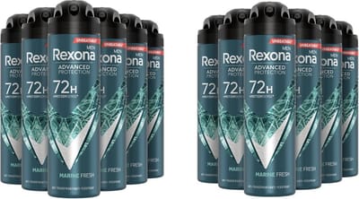 Rexona Deospray Men  Marine 150 ml - Voordeelverpakking 12 stuks