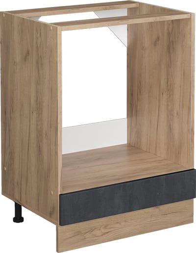 Vicco R-Line Ovenombouwkast – 60 cm zonder werkblad Zwart beton