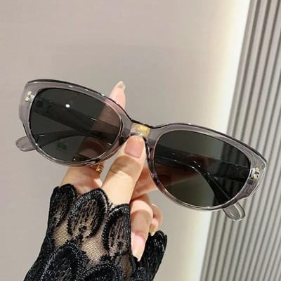 Dames Mode Kattenoog Zonnebril Retro Zonnebril UV400 Beschermende Bril Trendy Buiten Reizen Bril Oculos De Sol