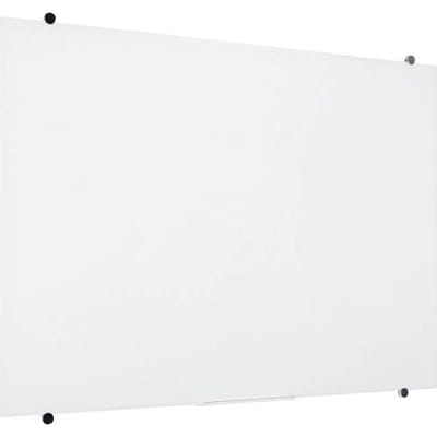 SpeaKa Professional Glazen magneetbord SP-GWW-001 (b x h) 1200 mm x 900 mm Wit Glad Incl. opbergbakje