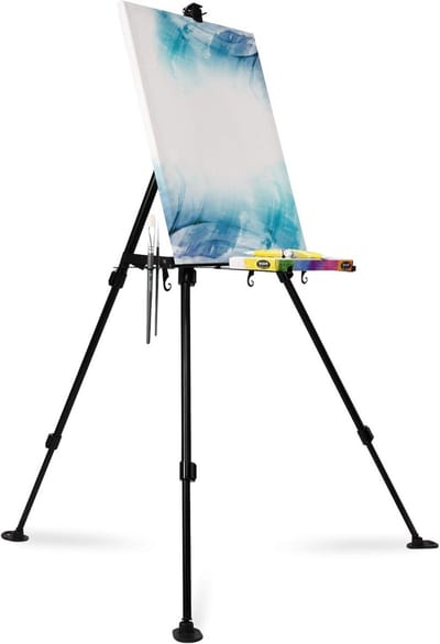 Ezel Paris 165cm - Aluminium Veldezel/Tafelezel - Kleine/Extra Grote Doeken - Ultralicht/Stabiel - Draagbaar