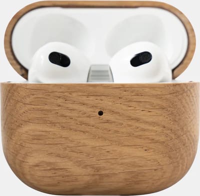 Oakywood AirPods 3 Hoesje - Echt Hout Eiken - Luxe AirPods Case Bescherming