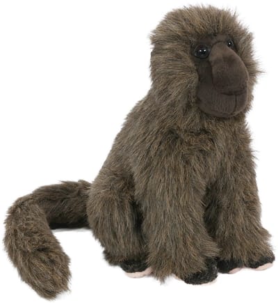 PIA Soft Toys - Pluche Knuffeldier Baviaan zittend - 26 cm