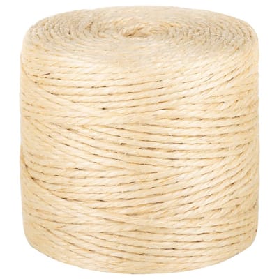 vidaXL - Touw - 4 - mm - 50 - m - 100% - sisal
