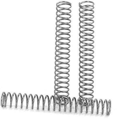 Drukveren Set - Compressieveren Roestvrij - Apparaten Repareren - Roestbestendig Materiaal - 20 Stuks 35mm - Zilverkleurig