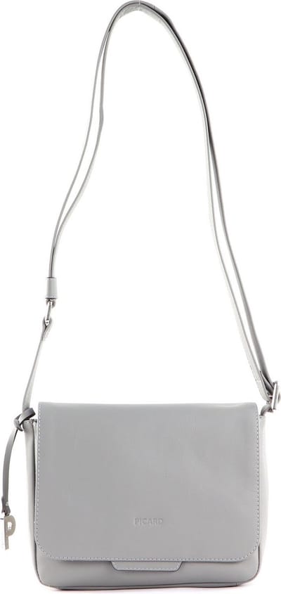 PICARD Schoudertas Timeless Crossbody Bag With Flap Kiesel Grijs