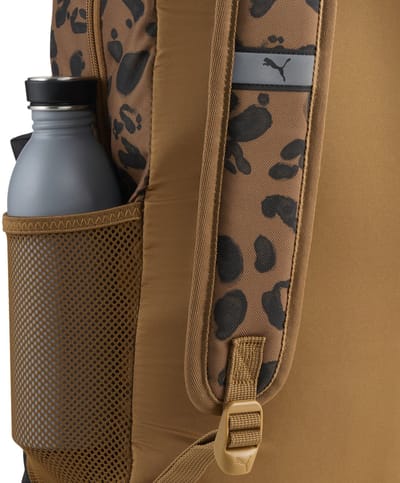 PUMA PUMA PHASE AOP Backpack Unisex Tas - PUMA Black-Kona Brown-Leopard Aop