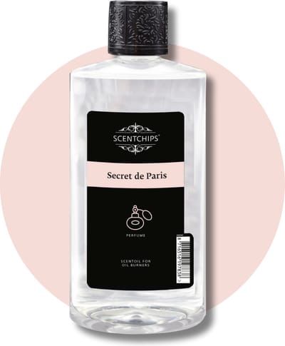 Scentchips® Secret de Paris - Geurolie Voor Oliebrander - Parfum Olie - Geurolie Voor Lampenolie - Geurlamp Olie - 475ml