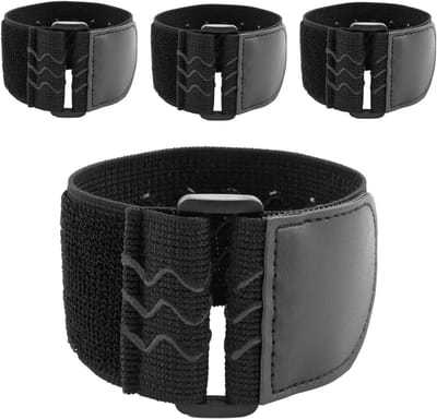Spanbanden met Klittenband - Zwart - 30 x 5 cm - Elastische Riemen voor Diverse Toepassingen