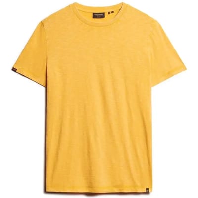 Superdry - Slub T-shirt met ronde hals en korte mouwen - Heren - T-shirts