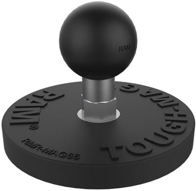 RAM Mount Tough-Mag Ronde Magneetbasis met B-Kogel - 66 mm