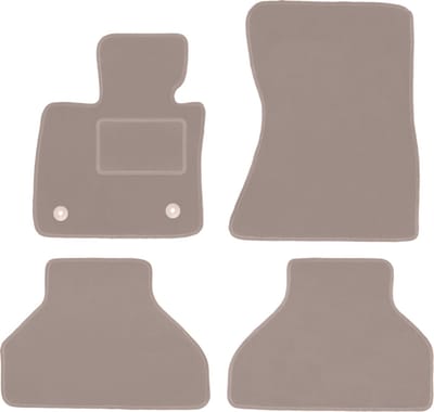 Beige velours vloermatten voor: BMW X6 E71 SUV (2008-2014)