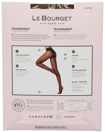 Le Bourget - zwart - pantys /collants - maat XL