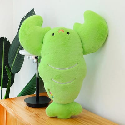Super Schattige Kreeft Grote Woonkamer Bank Sieraden Kussen Kussen Meisje Slapen Knuffels Garnaal Pluche Speelgoed Pop 52cm