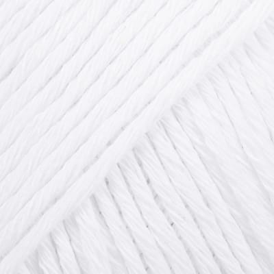 DROPS Cotton Light Uni Colour - 02 wit - Katoen/Polyester Garen