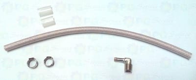 Stoomreiniger Kit - Stoomonderdelen Boiler - Huishoudelijk Reinigen - Continue Stoomtechnologie - 32 cm slang - Zwart