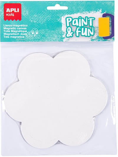 APLI Kids magnetisch schilderdoek bloem 15 cm schilderen creatief.