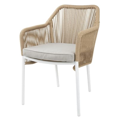 Bolero Bay PE gevlochten rattan outdoor armstoelen honingkleur (2stuks)