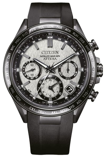 Citizen Attessa CC4055-14H Horloge - Rubber - Zwart - Ø 44 mm
