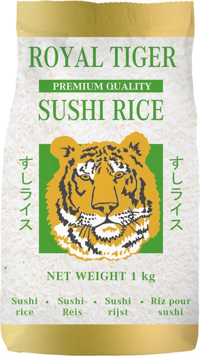 Royal Tiger Sushi rijst 12 x 1 kg