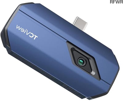 RFWR® Warmtebeeldcamera 512x384 TISR-resolutie met lage warmtegevoeligheid, temperatuurmeting -20 tot 550 °C